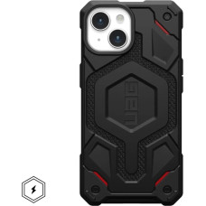 UAG Monarch Pro case with MagSafe for iPhone 15 - black kevlar