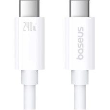 Baseus CB000068 USB-C - USB-C cable 240W PD 8K 60Hz 1m - white