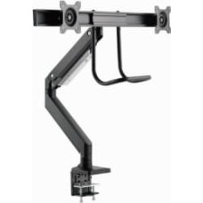 Gembird Monitora stiprinājums Gembird Desk Mounted Adjustable Monitor Arm for 2 Monitors