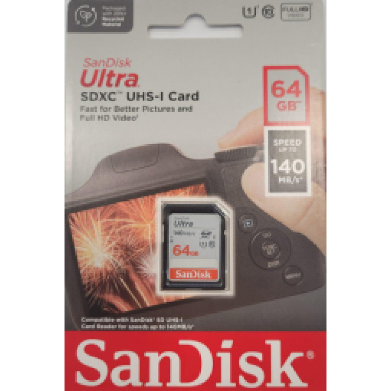 Sandisk Atmiņas karte Sandisk Ultra SDXC 64GB