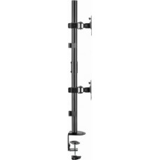 Gembird Mounting arm 2 monitors vertical 17-32 inch 9kg