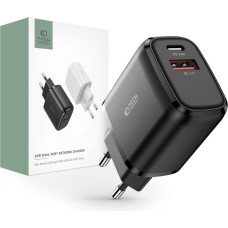 Tech-Protect C20W USB-C PD 20W / USB-A QC 3.0 network charger - black