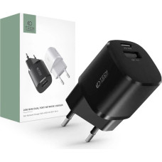 Tech-Protect C20W mini USB-C PD 20W / USB-A QC 3.0 network charger - black