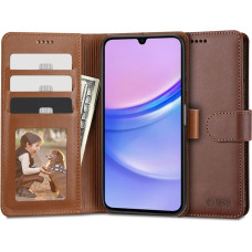 Tech-Protect Wallet case for Samsung Galaxy A15 4G / 5G - brown