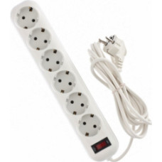 Bellight Extension Cord with 6 Sockets Outlet Earthed with Switch 1.5m