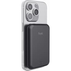 Trust Enerģijas krātuve Trust Magno Magnetic Wireless 5 000mAh Powerbank Black