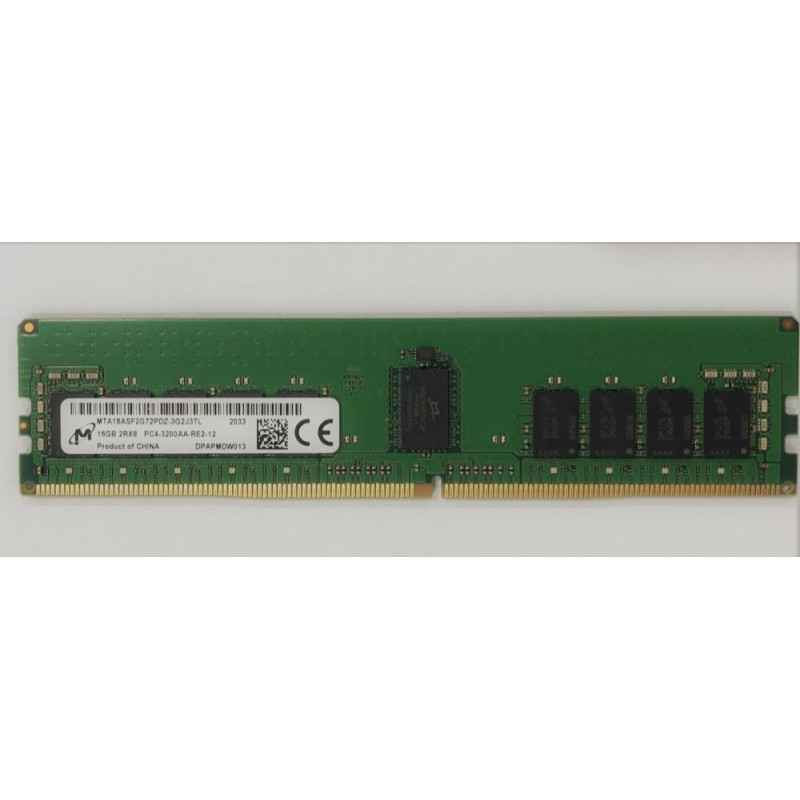 Dell Server Memory Module|DELL|DDR4|16GB|RDIMM/ECC|3200 MHz|1.2 V|AA799064