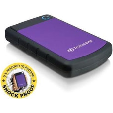 Transcend External HDD|TRANSCEND|StoreJet|2TB|USB 3.0|Colour Purple|TS2TSJ25H3P