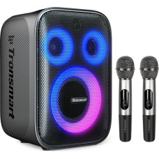 Tronsmart Halo 200 120W wireless speaker + 2 microphones - black