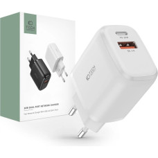 Tech-Protect C20W USB-C PD 20W / USB-A QC 3.0 network charger - white