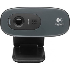 Logitech C270 HD Webcam - BLACK - USB