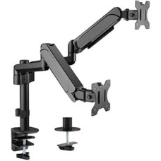 Gembird Adjustable desk 2-display mounting arm, 17 inches -32 inches, up to 9 kg