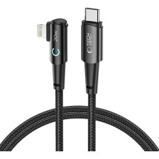 Tech-Protect UltraBoost L Lightning (angled) / USB-C (straight) PD 20W 3A 1m cable - gray