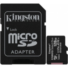 Kingston Canvas Select Plus 128GB MicroSDXC + SD Adapter