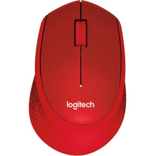 Logitech M330 Wireless Mouse - SILENT PLUS - RED