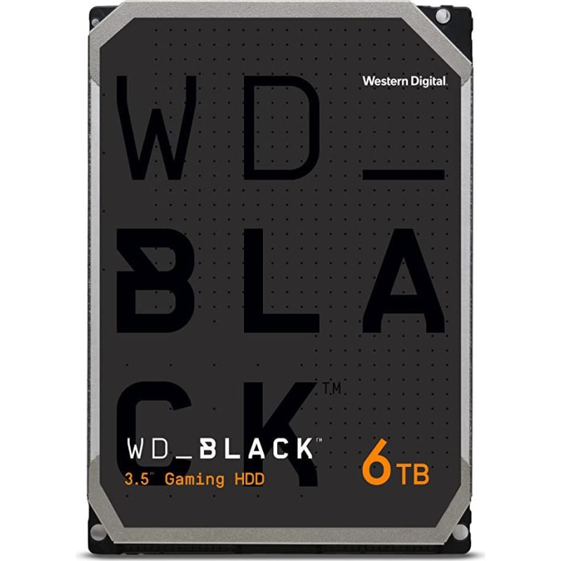 Western Digital HDD|WESTERN DIGITAL|Black|6TB|SATA|128 MB|7200 rpm|3,5