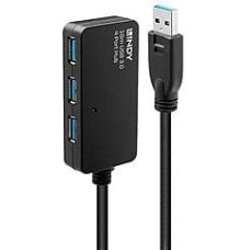 Lindy CABLE USB3 EXTENSION HUB 10M/ACTIVE 43159 LINDY