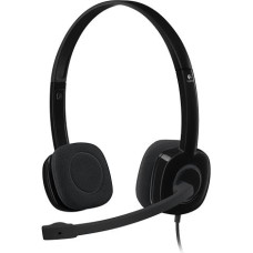 Logitech H151 Corded Stereo Headset - BLACK - 3.5 MM