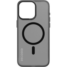 Decoded Transparent Grip Case with MagSafe for iPhone 15 Pro - gray and black