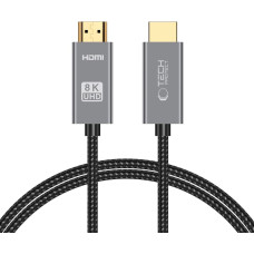 Tech-Protect UltraBoost HDMI 2.1 / HDMI 2.1 4K 120Hz / 8K 60HZ Cable 1m - Black