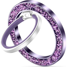 Tech-Protect MMR200 magnetic holder / ring with MagSafe - purple with crystals