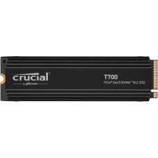 Crucial SSD|CRUCIAL|T700|4TB|M.2|PCIe Gen5|NVMe|TLC|Write speed 11800 MBytes/sec|Read speed 12400 MBytes/sec|TBW 2400 TB|CT4000T700SSD5