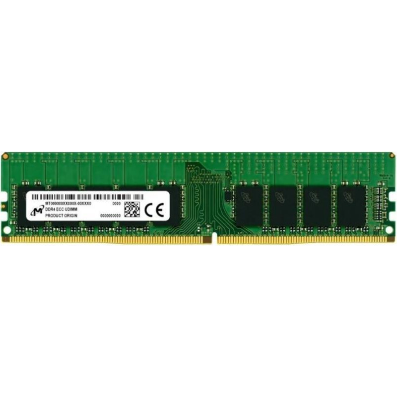 Micron DDR4 ECC UDIMM 16GB 2Rx8 3200 CL22 (8Gbit) (Single Pack), EAN: 649528926043