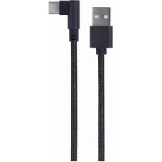 Gembird CABLE USB2 TO USB-C ANGLED/CC-USB2-AMCML-0.2M GEMBIRD