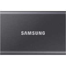 Samsung SSD T7  External 1TB, USB 3.2, 1050/1000 MB/s, included USB Type C-to-C and Type C-to-A cables, 3 yrs, iron gray, EAN: 8806090351679