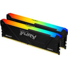 Kingston 16GB 3600MT/s DDR4 CL17 DIMM (Kit of 2) FURY Beast RGB, EAN: 740617337440