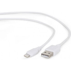 Gembird CABLE LIGHTNING TO USB2 2M/WHT CC-USB2-AMLM-2M-W GEMBIRD