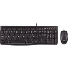 Logitech MK120 Corded Combo - BLACK - USB - US INT'L - EER