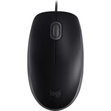 Logitech B110 Corded Mouse - SILENT - BLACK - USB - B2B