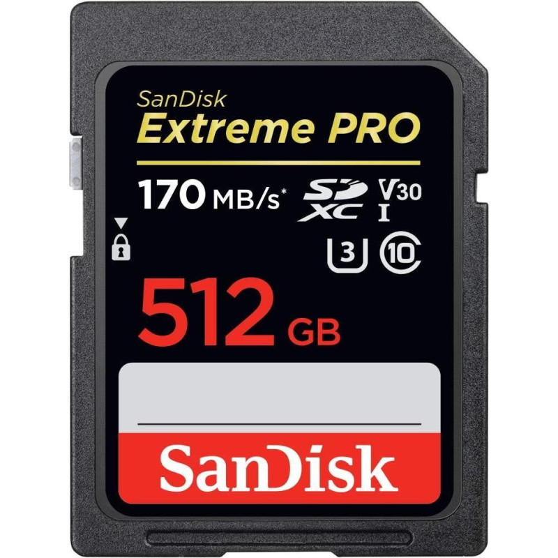 Sandisk By Western Digital MEMORY SDXC 512GB UHS-1/SDSDXXD-512G-GN4IN SANDISK