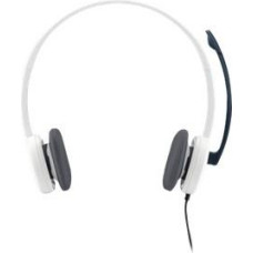 Logitech H150 Corded Stereo Headset - CLOUD WHITE - Dual Plug