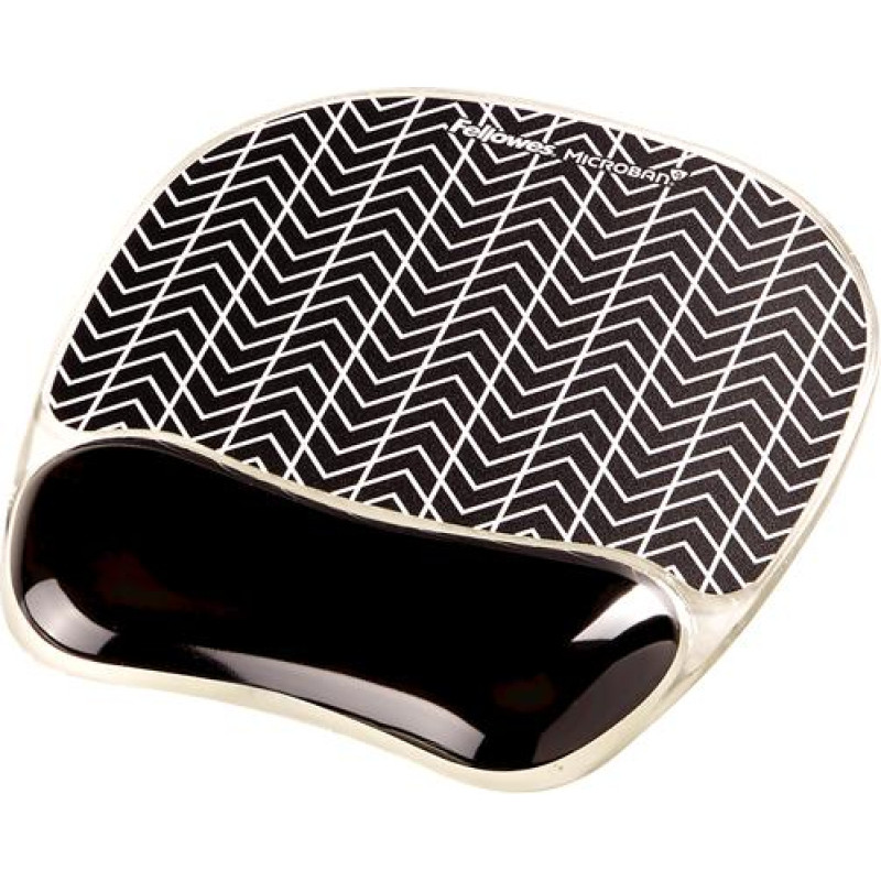 Fellowes MOUSE PAD PHOTO GEL/CHEVRON 9653401 FELLOWES