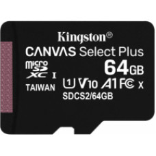 Kingston Canvas Select Plus memory Card 64GB MicroSDXC