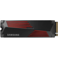 Samsung SSD||990 PRO with Heatsink|1TB|M.2|PCIE|NVMe|MLC|Write speed 6900 MBytes/sec|Read speed 7450 MBytes/sec|2.3mm|TBW 600 TB|MTBF 1500000 hours|MZ-V9P1T0GW