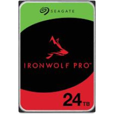 Seagate HDD|SEAGATE|IronWolf Pro|24TB|SATA|512 MB|7200 rpm|Discs/Heads 10/20|3,5