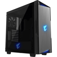 Gigabyte Case|GIGABYTE|AORUS C300 GLASS|MidiTower|Not included|ATX|MicroATX|MiniITX|Colour Black|GB-AC300G