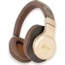 Guess Bluetooth on-ear headphones GUBH604GEMW brown/brown 4G Script