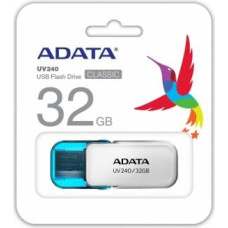 Adata MEMORY DRIVE FLASH USB2 32GB/WHITE AUV240-32G-RWH ADATA