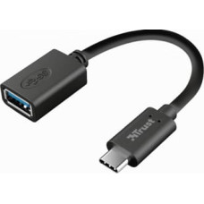 Trust Adapteris Trust Calyx USB-C to USB-A Black