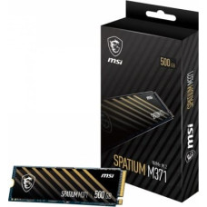 MSI SSD|MSI|SPATIUM M371|500GB|M.2|PCIE|NVMe|3D NAND|Write speed 1150 MBytes/sec|Read speed 2200 MBytes/sec|2.15mm|TBW 110 TB|MTBF 1500000 hours|S78-440K160-P83