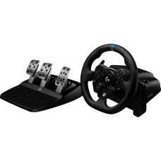 Logitech G923 Racing Wheel and Pedals - PC/PS - BLACK - USB