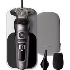 Philips Shaver Prestige series 9000 Elektriskais skuveklis mitrai un sausai skūšanai, melns - SP9872/15