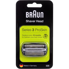 Braun 32S Shaver Replacement Head for Series 3, Silver/Black