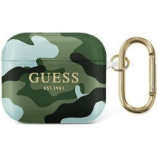 Guess Apple  AirPods 3 cover Camo Collection Green on Black