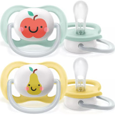 Philips Avent māneklītis Ultra Air Fruits DECO, 0-6M (2 gab) - SCF080/17