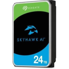 Seagate HDD|SEAGATE|SkyHawk AI|24TB|SATA 3.0|256 MB|7200 rpm|Discs/Heads 10/20|3,5